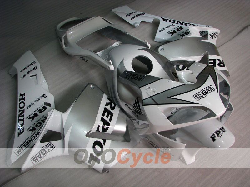 Kit carene stampate a iniezione per CBR600RR 03-04 - Bianco, Argento - Repsol #OYO87902592 Immagine principale del prodotto