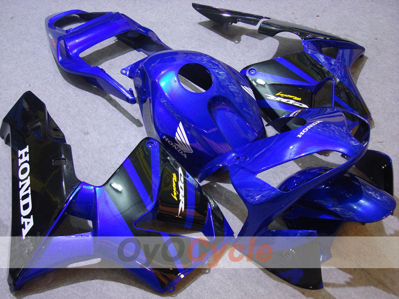 Kit carene a iniezione per CBR600RR 03-04 - Blu, Nero - Stile originale #OYO87902598 Immagine principale del prodotto