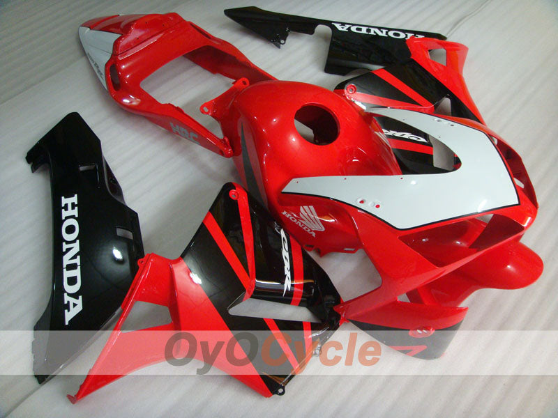 Kit carene stampate a iniezione per CBR600RR 03-04 - Rosso, Nero - Stile originale #OYO87902599 Immagine principale del prodotto