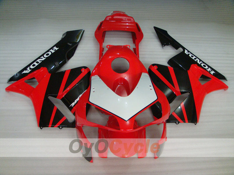 Kit carene stampate a iniezione per CBR600RR 03-04 - Rosso, Nero - Stile originale #OYO87902599 Immagine secondaria del prodotto