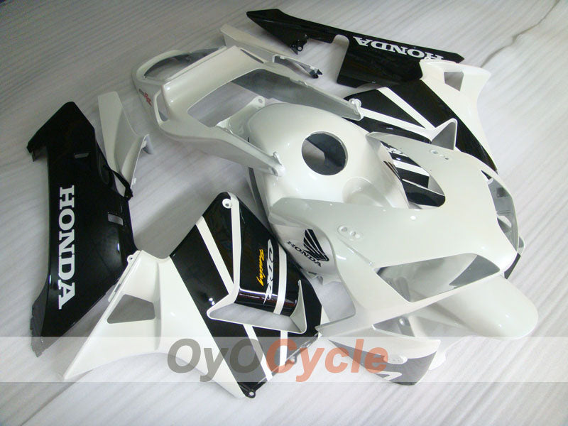 Kit carene stampate a iniezione per CBR600RR 03-04 - Bianco, Nero - Stile originale #OYO87902600 Immagine principale del prodotto