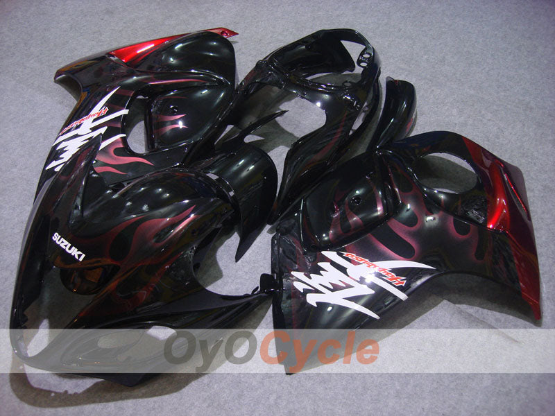 Kit carene a iniezione per GSXR1300 Hayabusa 08-20 - Rosso, Nero - Fiamma #OYO87902668 Immagine principale del prodotto