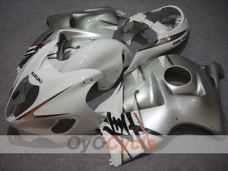 Kit carene a iniezione per GSXR1300 Hayabusa del 99-07 - Bianco, Argento - Stile originale #OYO87902674 Immagine principale del prodotto