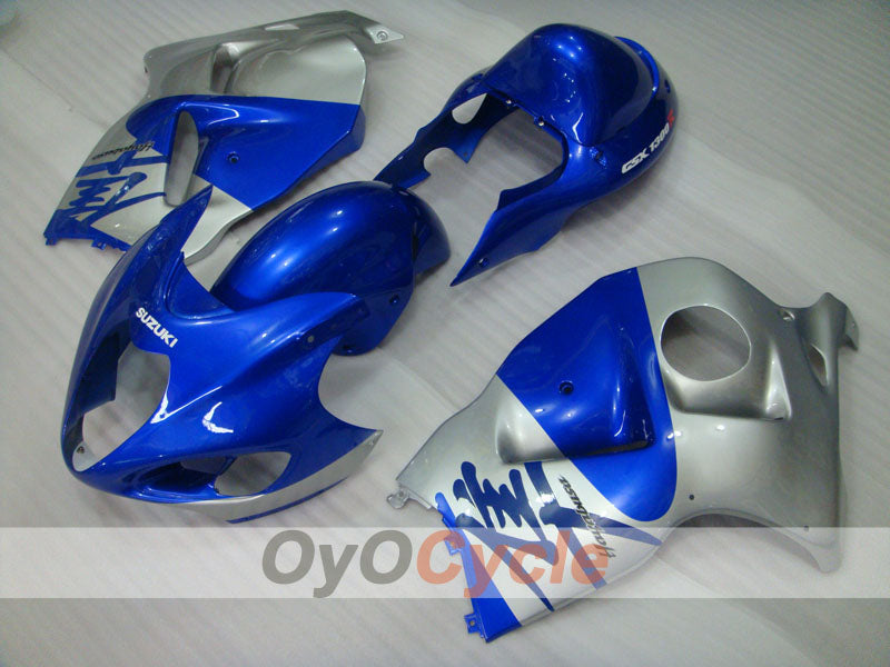 Carenatura a iniezione per GSXR1300 Hayabusa del 99-07 - Blu, Argento - Stile di fabbrica #OYO87902678 Immagine principale del prodotto