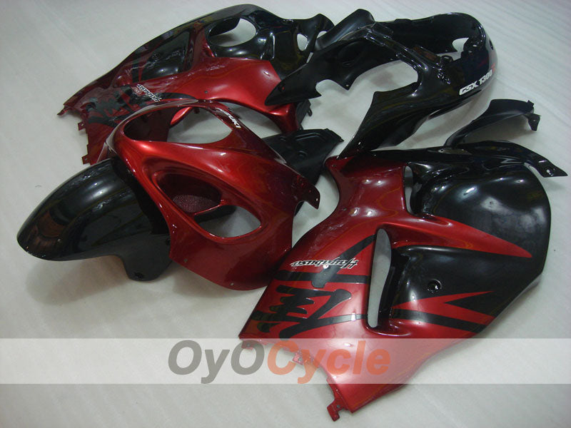 Kit carene a iniezione per GSXR1300 Hayabusa del 99-07 - Rosso, Nero - Stile di fabbrica #OYO87902681 Immagine principale del prodotto