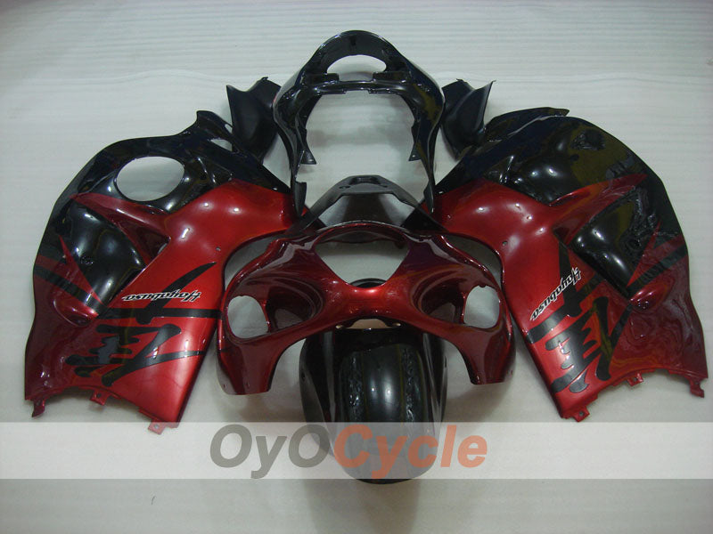 Kit carene a iniezione per GSXR1300 Hayabusa del 99-07 - Rosso, Nero - Stile di fabbrica #OYO87902681 Immagine secondaria del prodotto