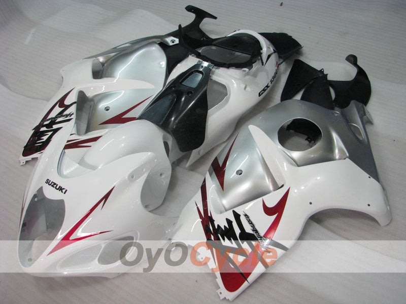 Kit carene a iniezione per GSXR1300 Hayabusa 99-07 - Bianco, Argento - Stile di fabbrica #OYO87902682 Immagine principale del prodotto