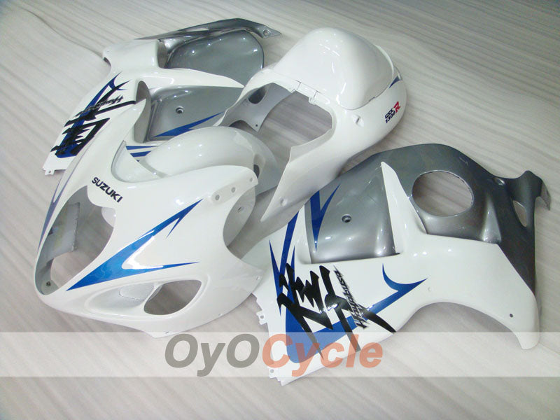 Carenatura a iniezione per GSXR1300 Hayabusa del 99-07 - Bianco, Argento - Stile di fabbrica #OYO87902683 Immagine principale del prodotto