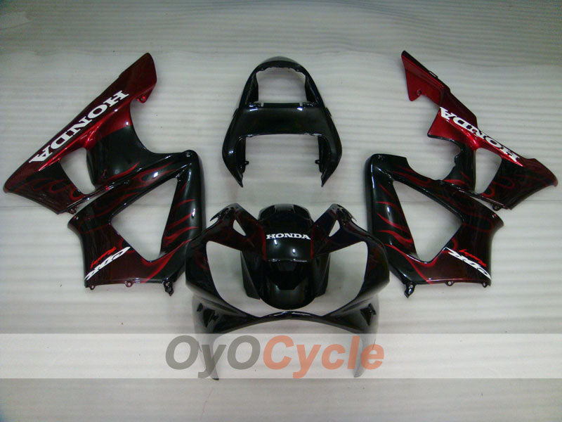 Carenatura a iniezione per CBR900RR 929 del 00-01 - Rosso, Nero - Fiamma #OYO87902701 Immagine secondaria del prodotto