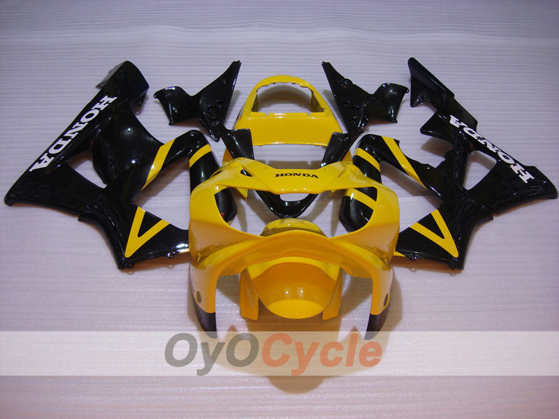 Kit carene stampate a iniezione per CBR900RR 929 00-01 - Giallo, Nero - Stile originale #OYO87902712 Immagine secondaria del prodotto