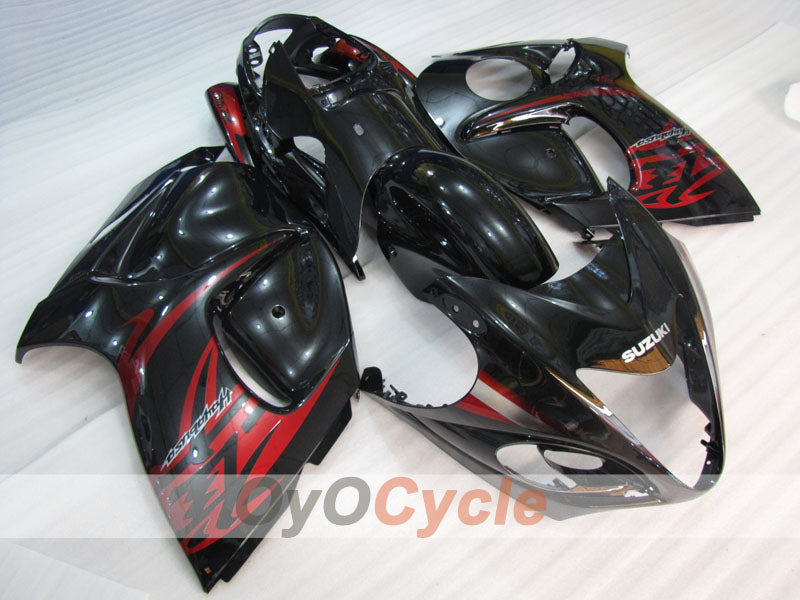 Kit carene a iniezione per GSXR1300 Hayabusa 08-20 - Rosso, nero - Fiamma #OYO87904713 Immagine principale del prodotto