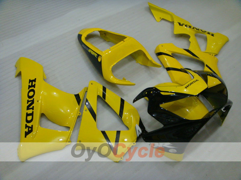 Kit carene stampate a iniezione per CBR900RR 929 00-01 - Giallo, Nero - Stile originale #OYO87902716 Immagine principale del prodotto
