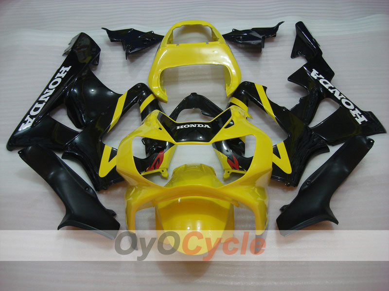 Kit carene stampate a iniezione per CBR900RR 929 00-01 - Giallo, Nero - Stile originale #OYO87902717 Immagine secondaria del prodotto