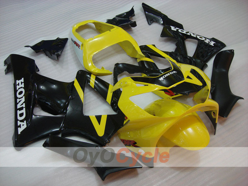 Kit carene stampate a iniezione per CBR900RR 929 00-01 - Giallo, Nero - Stile originale #OYO87902717 Immagine principale del prodotto