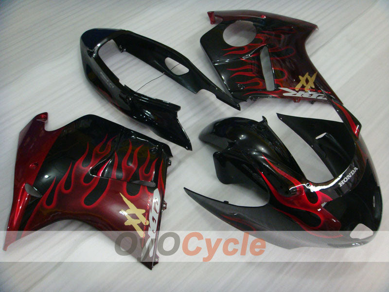 Kit carene stampate a iniezione per CBR1100XX 96-07 - Rosso, Nero - Fiamma #OYO87902798 Immagine principale del prodotto