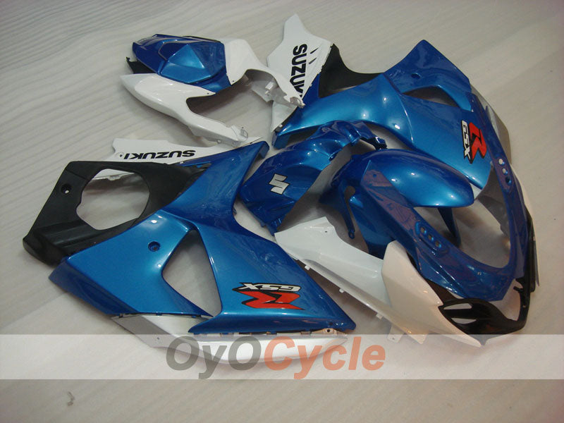 Carenatura a iniezione per GSX R1000 09-16 - Blu, Bianco - Stile Fabbrica #OYO87902873 Immagine principale del prodotto