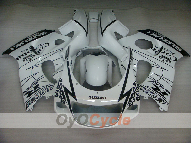Kit carene per Suzuki GSXR750 96-99 - Bianco, Nero - Corona, MOTUL #OYO87902989 Immagine secondaria del prodotto