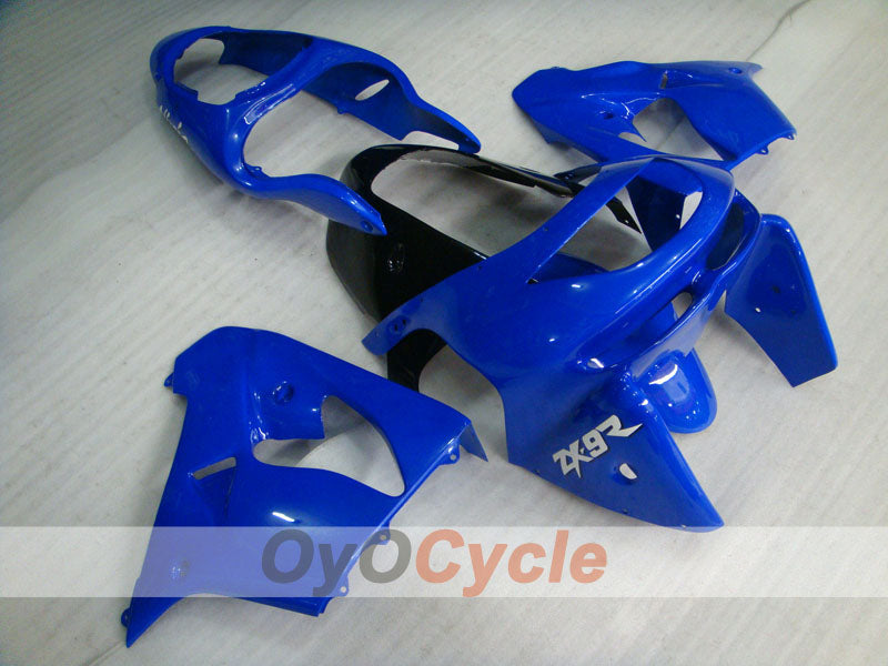 Kit carene per NINJA ZX-9R 98-99 - Blu, Nero - Stile di fabbrica #OYO87903019 Immagine principale del prodotto