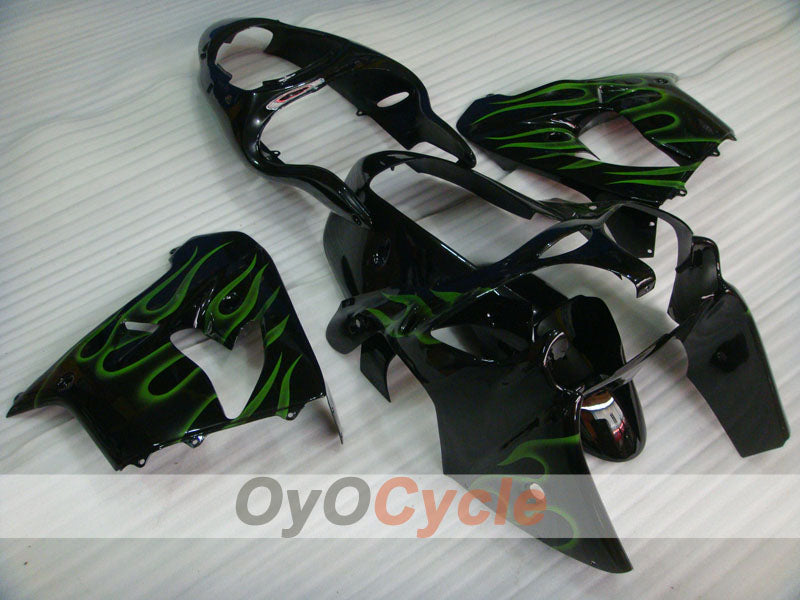 Kit carene per NINJA ZX-9R 00-01 - Verde, Nero - Fiamma #OYO87903026 Immagine principale del prodotto