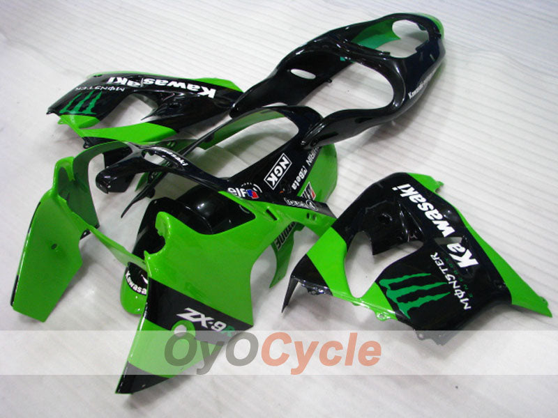 Kit carene per NINJA ZX-9R 00-01 - Verde, Nero - Monster #OYO87903031 Immagine secondaria del prodotto