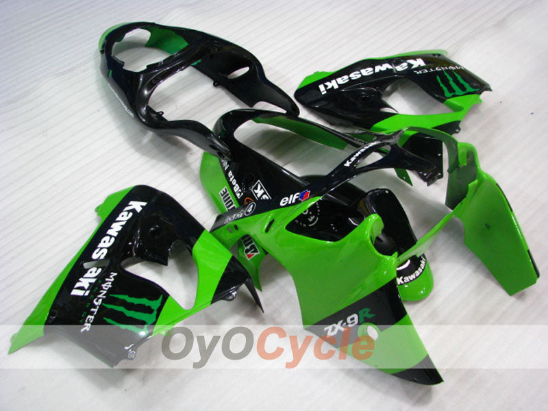 Kit carene per NINJA ZX-9R 00-01 - Verde, Nero - Monster #OYO87903031 Immagine principale del prodotto