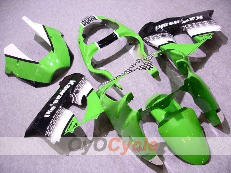 Kit carene per NINJA ZX-9R 00-01 - Verde, Nero - Nakano #OYO87903035 Immagine principale del prodotto