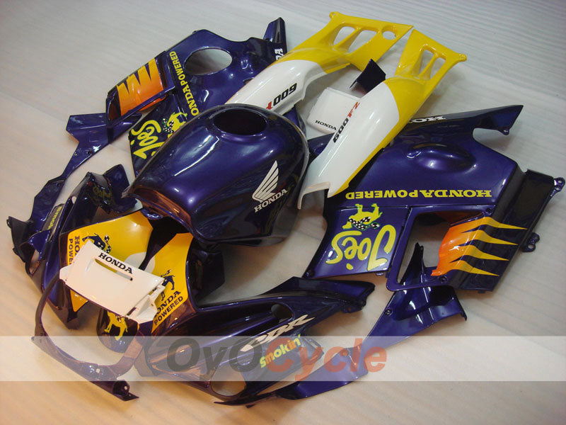 Carene per Honda CBR600 F2 91-94 - Giallo, Viola - Camel #OYO87903041 Immagine secondaria del prodotto