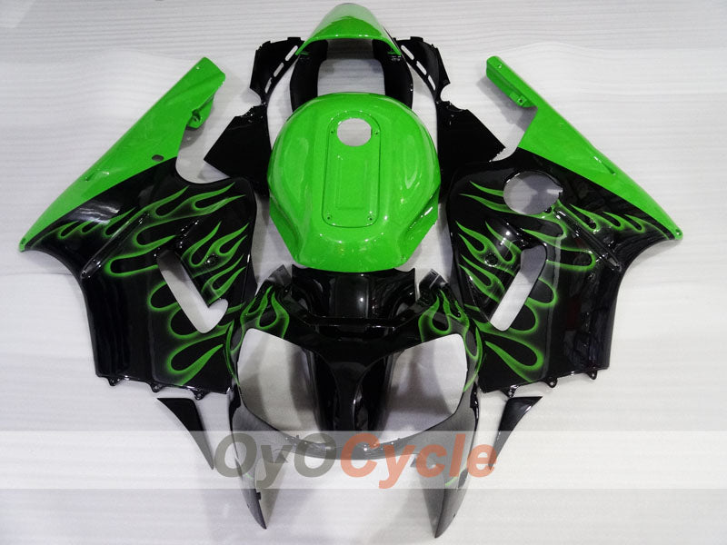 Kit Carene a Iniezione per NINJA ZX-12R 00-01 - Verde, Nero - Fiamma #OYO87903057 Immagine secondaria del prodotto