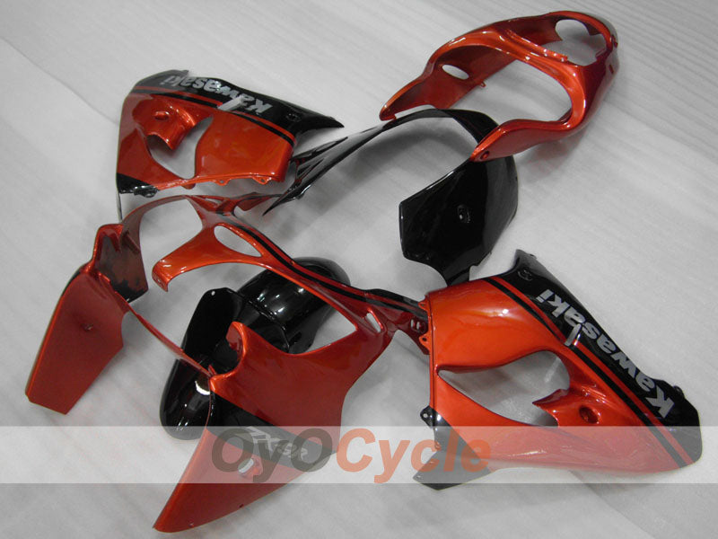 Kit carene per NINJA ZX-9R 00-01 - Arancione, Nero - Stile di fabbrica #OYO87906058 Immagine secondaria del prodotto