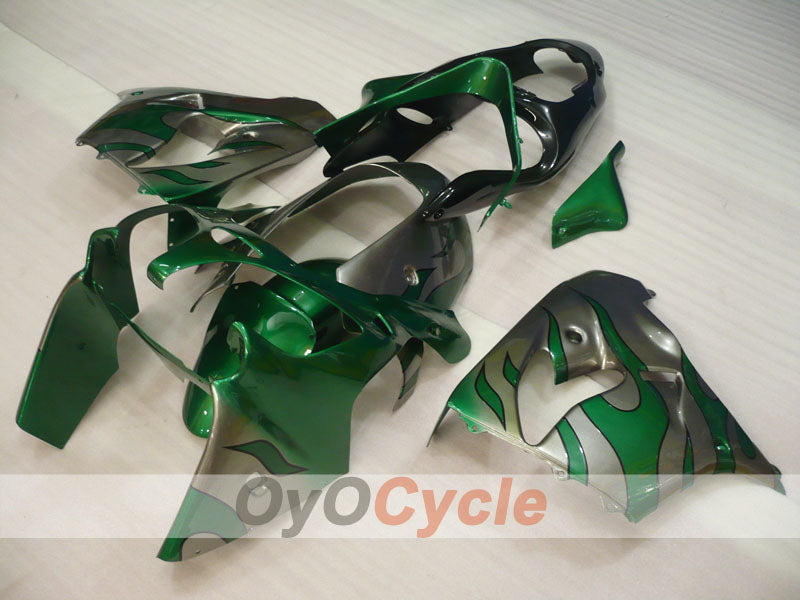 Kit carene per NINJA ZX-9R 00-01 - Verde, Argento - Fiamma #OYO87906059 Immagine secondaria del prodotto