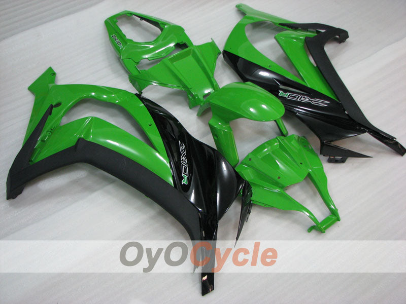 Kit carene a iniezione per NINJA ZX-10R 11-15 - Verde, Nero - Stile di fabbrica #OYO87903138 Immagine principale del prodotto