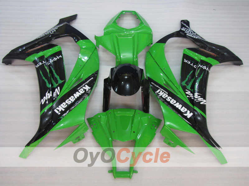Carenatura a iniezione per NINJA ZX-10R 11-15 - Verde, Nero - Stile Factory #OYO87903139 Immagine secondaria del prodotto