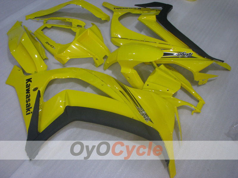 Kit carene a iniezione per NINJA ZX-10R 11-15 - Giallo, Nero - Stile fabbrica #OYO87903143 Immagine principale del prodotto