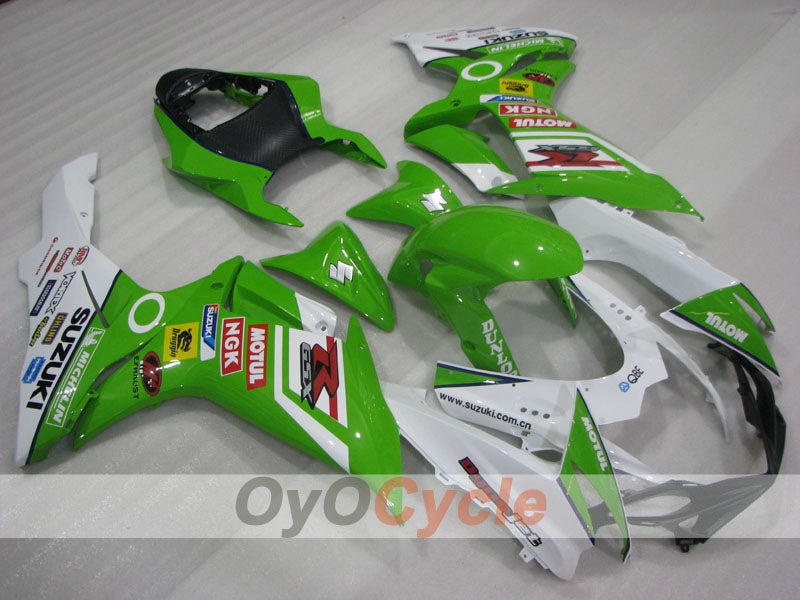 Kit carene a iniezione per GSX R750 anni 11-26 - Verde, Bianco - MICHELIN, MOTUL #OYO87903194 Immagine principale del prodotto