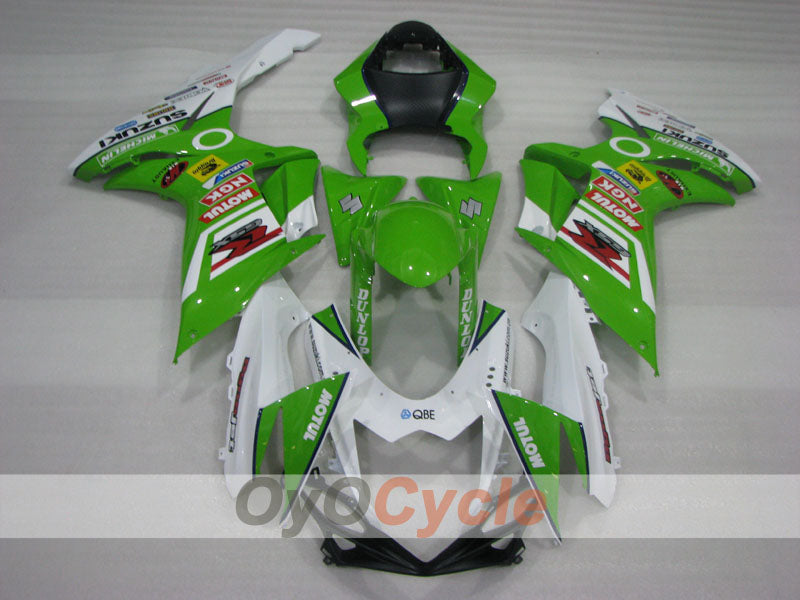 Carenatura a iniezione per 11-26 GSX R600 - Verde, Bianco - MICHELIN, MOTUL #OYO87903215 Immagine secondaria del prodotto