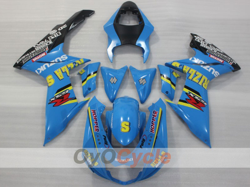 Carenatura a iniezione per GSX R750 anni 11-26 - Blu, Nero - Rizla+ #OYO87903196 Immagine secondaria del prodotto