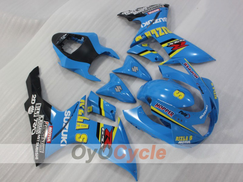 Carenatura a iniezione per GSX R750 anni 11-26 - Blu, Nero - Rizla+ #OYO87903196 Immagine principale del prodotto