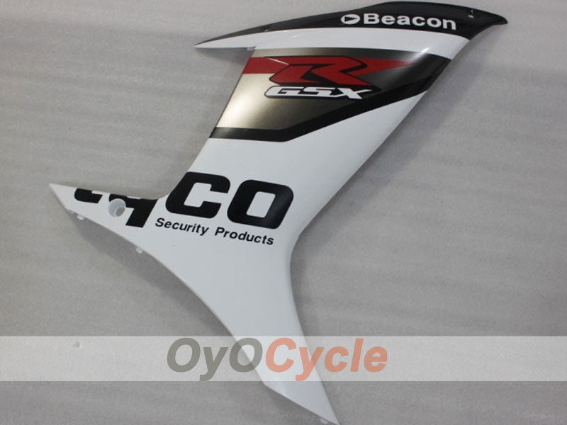 Kit Carenatura a Iniezione per 11-26 GSX R600 - Bianco, Nero - Stile di Fabbrica #OYO87903220