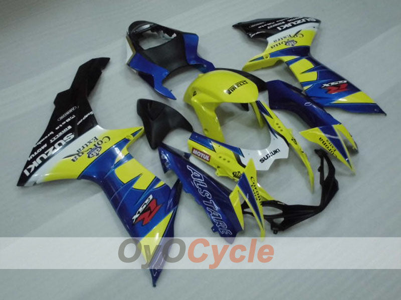 Kit carene a iniezione per GSX R750 anni 11-26 - Giallo, Blu - Corona #OYO87903203 Immagine principale del prodotto