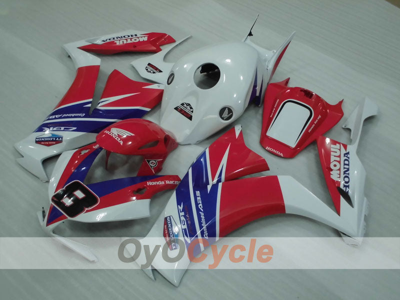 Kit carene a iniezione per CBR1000RR 12-16 - Rosso, bianco - MOTUL #OYO87903319 Immagine secondaria del prodotto