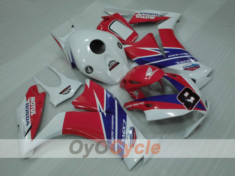 Kit carene a iniezione per CBR1000RR 12-16 - Rosso, bianco - MOTUL #OYO87903319 Immagine principale del prodotto