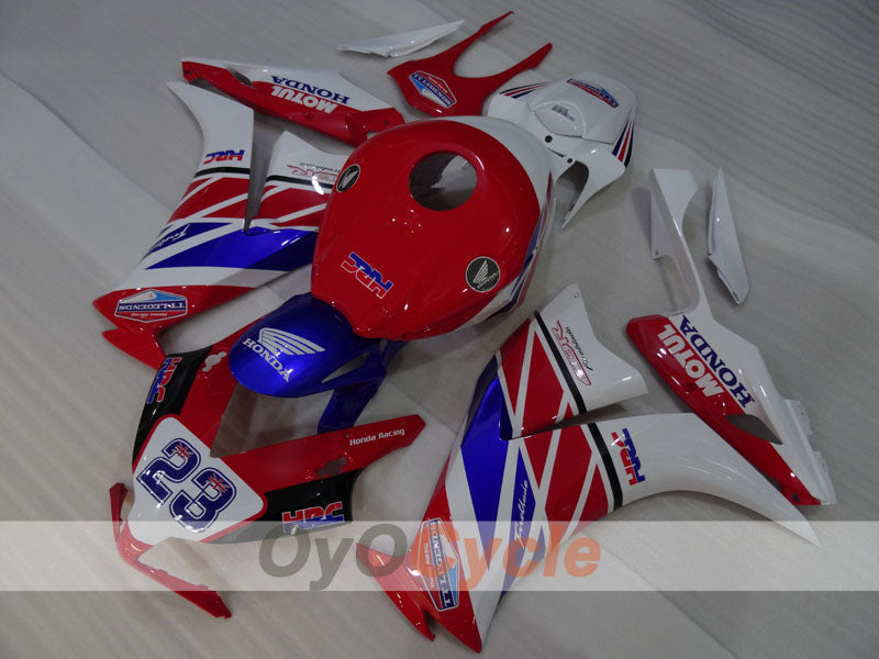 Carene a iniezione per CBR1000RR 12-16 - Rosso, Bianco - MOTUL #OYO87903322 Immagine secondaria del prodotto