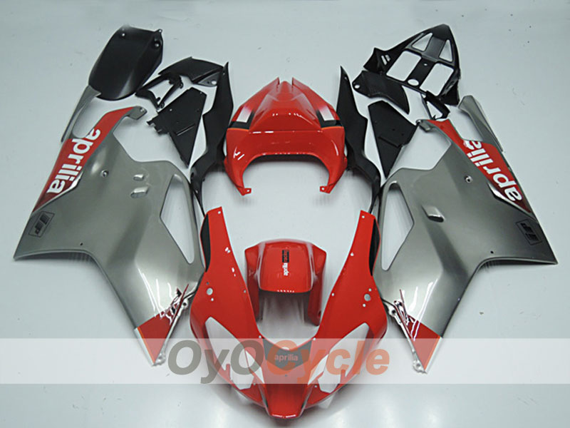 Kit carene per Aprilia RSV1000R 03-06 - Rosso, Grigio - Stile Factory #OYO87904565 Immagine principale del prodotto