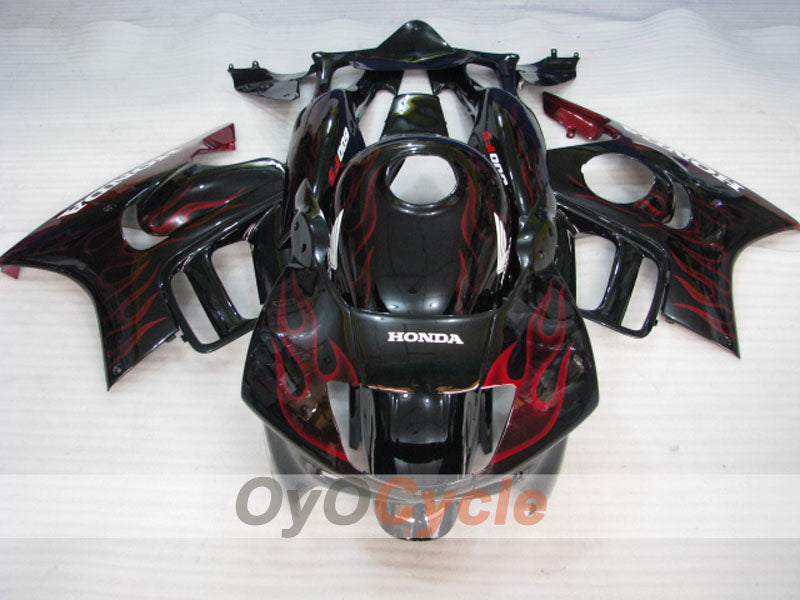 Kit carene a iniezione per CBR600F3 anni 97-98 - Rosso, Nero - Fiamma #OYO87900066 Immagine secondaria del prodotto