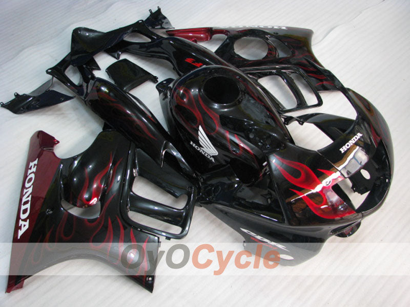 Kit carene a iniezione per CBR600F3 anni 97-98 - Rosso, Nero - Fiamma #OYO87900066 Immagine principale del prodotto