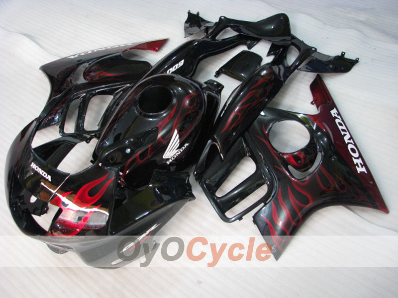 Kit carene a iniezione per CBR600F3 95-96 - Rosso, Nero - Fiamma #OYO87900018 Immagine secondaria del prodotto