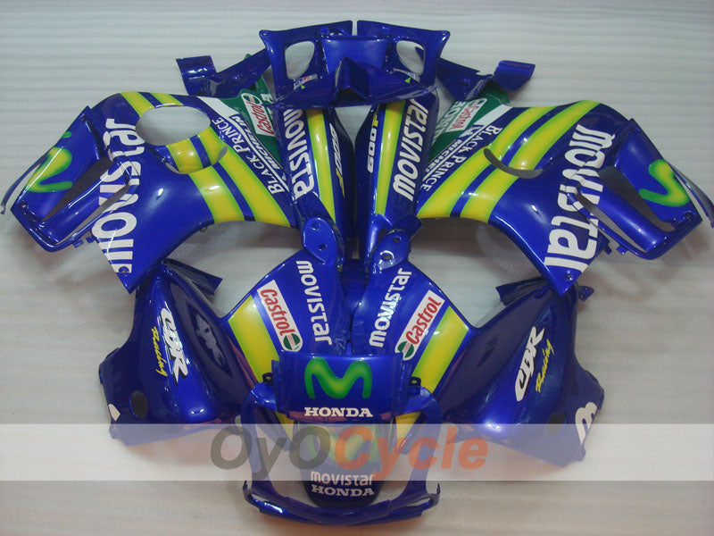 Kit carenatura a iniezione per CBR600F3 95-96 - Giallo, Blu - Castrol, Movistar #OYO87900023 Immagine secondaria del prodotto