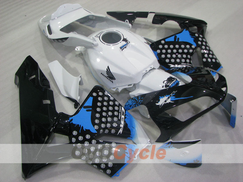 Kit carene a iniezione per CBR600RR 03-04 - Bianco, Nero - Personalizza #OYO87904888 Immagine principale del prodotto