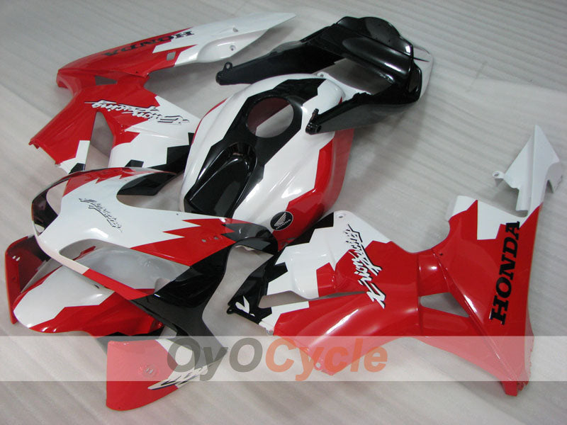 Kit carene a iniezione per CBR600RR 03-04 - Rosso, Bianco - Erion Racing #OYO87904891 Immagine secondaria del prodotto