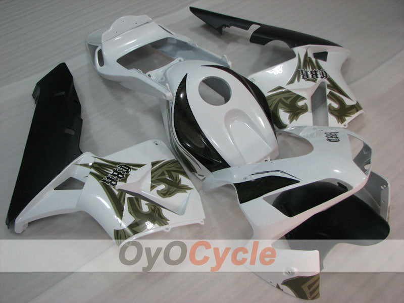 Kit carene a iniezione per CBR600RR 03-04 - Bianco, Nero - Stile di fabbrica #OYO87904892 Immagine principale del prodotto